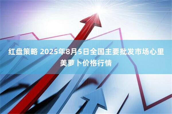 红盘策略 2025年8月5日全国主要批发市场心里美萝卜价格行情
